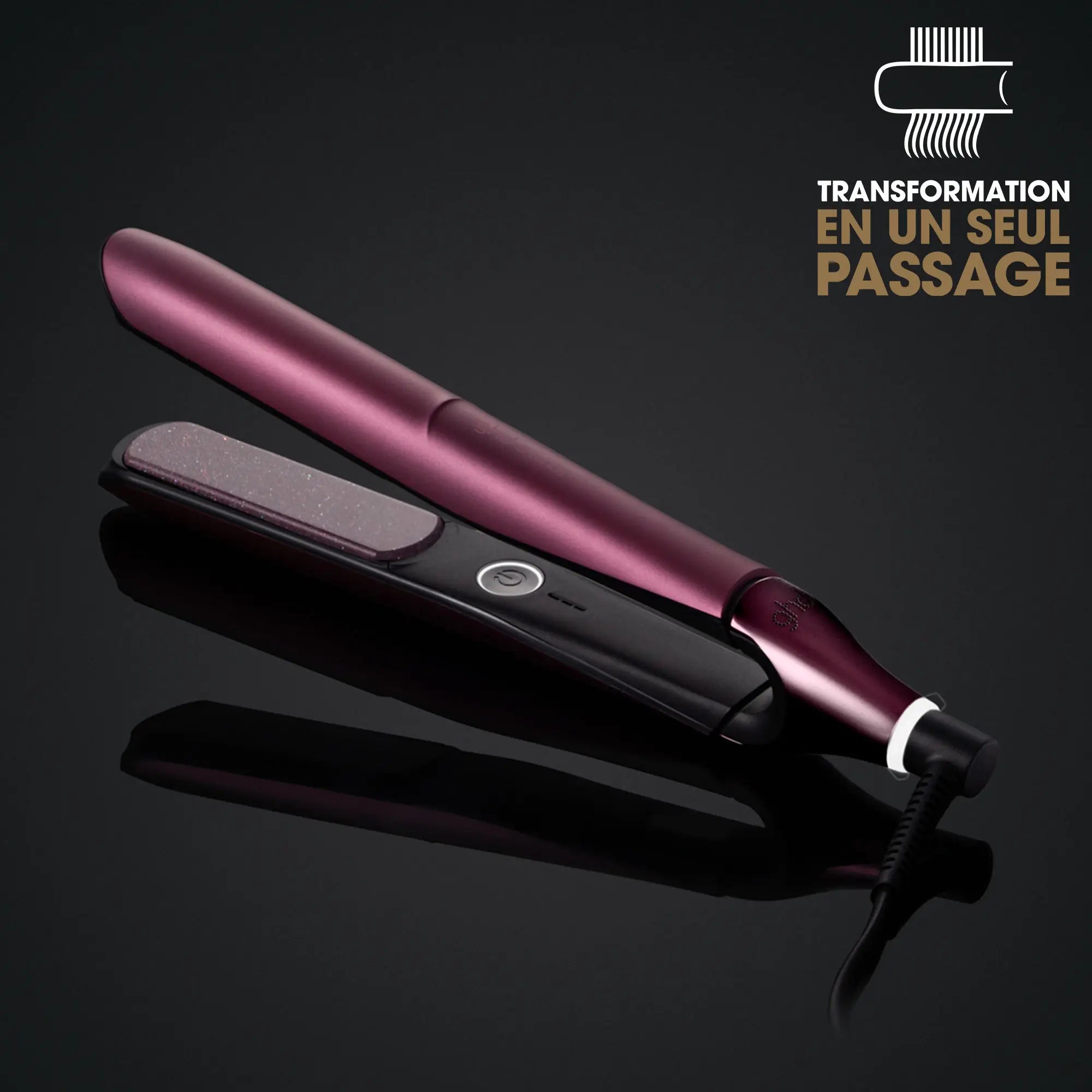 Coffret Deluxe Lisseur & Sèche-cheveux GHD Bordeaux