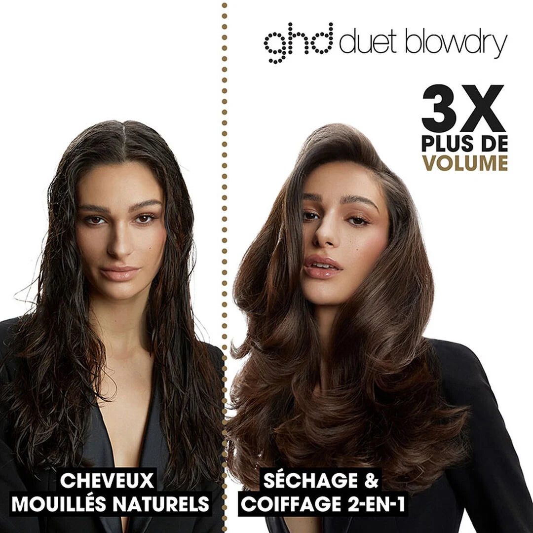 GHD Duet Blow dry Brush Noir