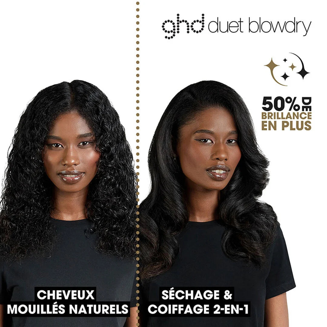 GHD Duet Blow dry Brush Noir