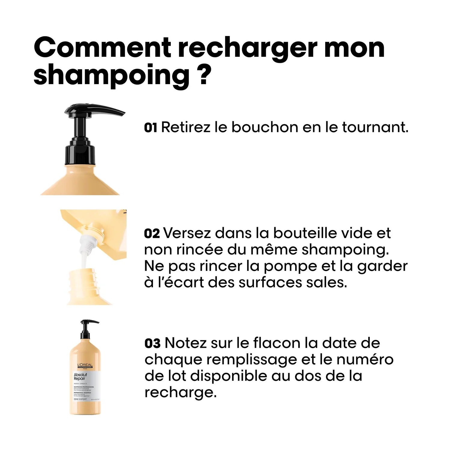 Recharge Shampoing Absolut Repair