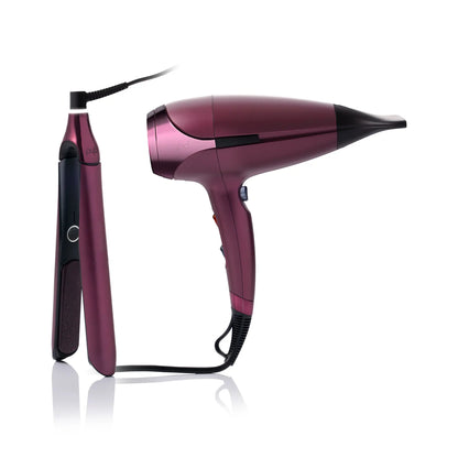 Coffret Deluxe Lisseur &amp; Sèche-cheveux GHD Bordeaux
