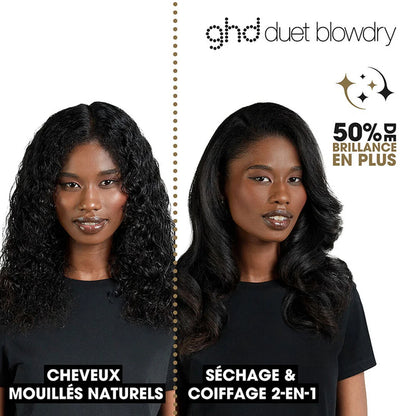 GHD Duet Blow dry Brush Noir